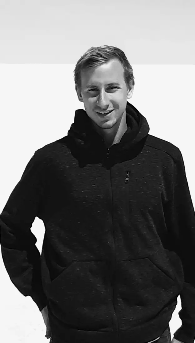 Max Mastalerz at the Bonneville Salt Flats in Utah.